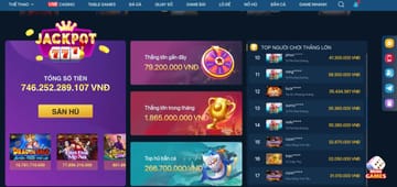 Giao diện Jackpot cao cấp